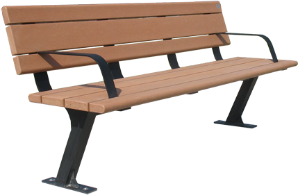 Walnut - Chair In Park Png (450x299), Png Download