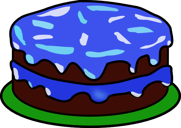 Birthday Cake Clipart - Birthday Cake No Candles (600x425), Png Download