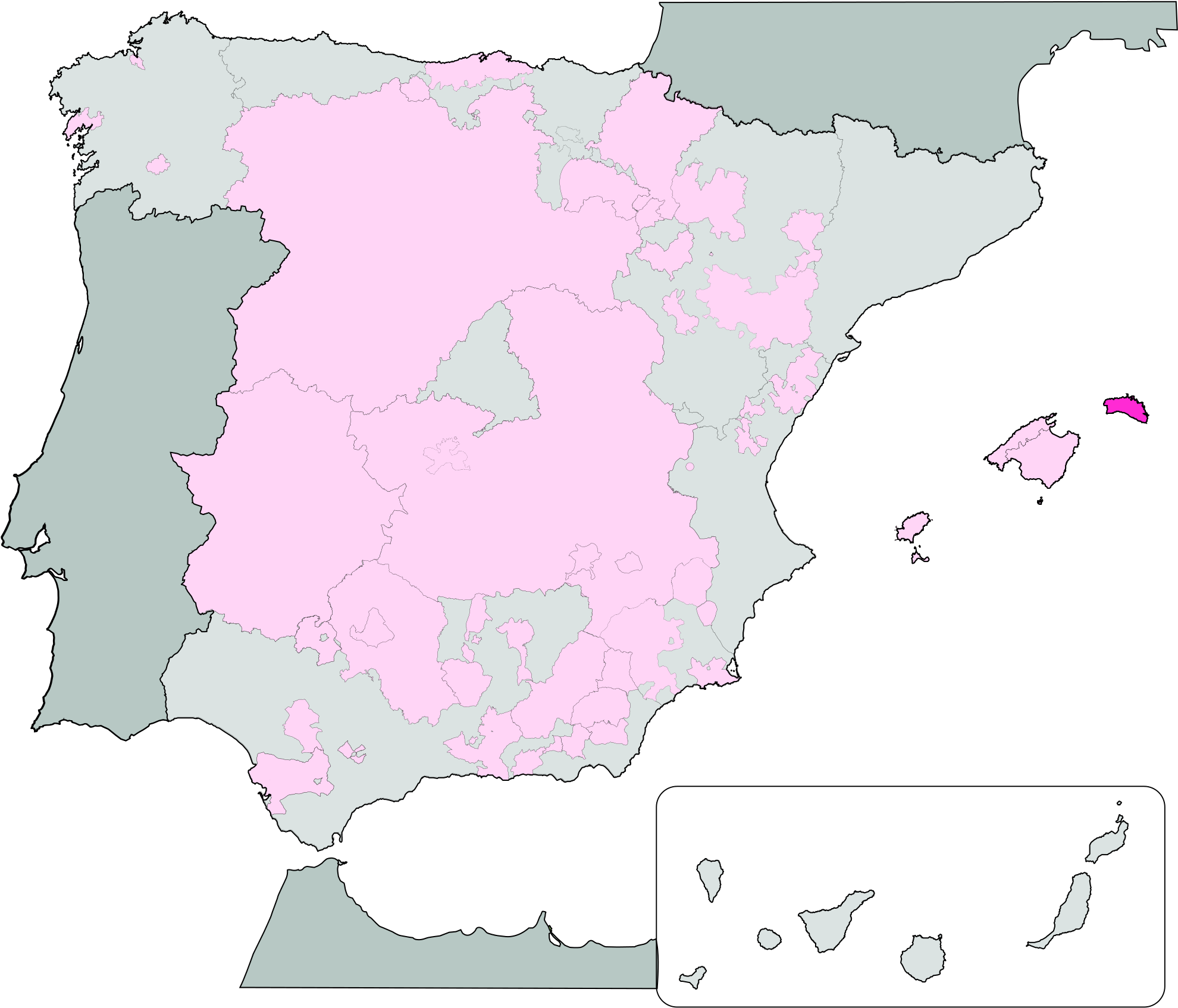 Vdlt Isla De Menorca Location - Sierra De Alcaraz Mapa (2000x1724), Png Download