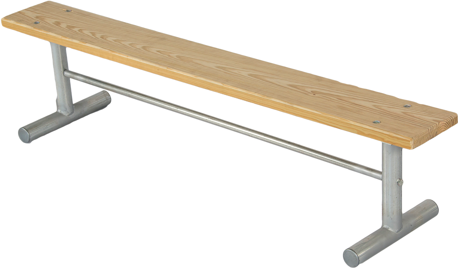 Portable Park Bench Without Back, Southern Yellow Pine - Bench (1000x609), Png Download