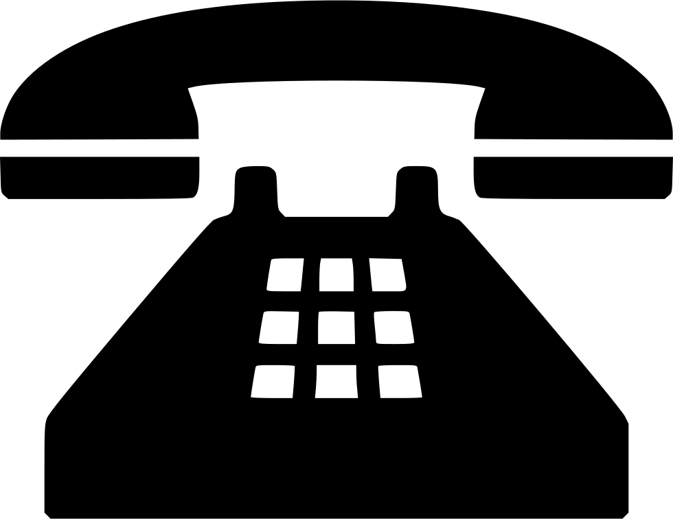 Old Phone - - Old Phone Logo Vector Png (980x756), Png Download