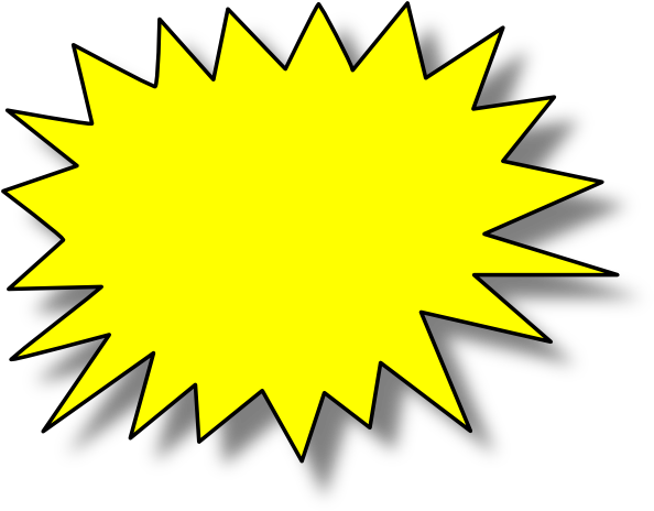 Small - Yellow Star Shape Png (600x468), Png Download