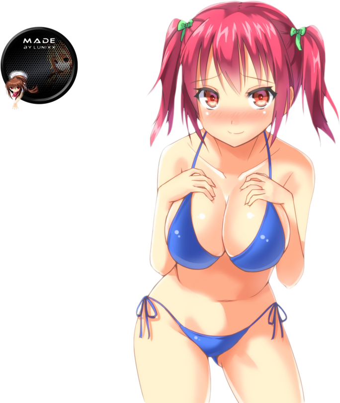 Download Anime Ecchi Girl Bikini Render By Lunixxad5iiwfp Animes