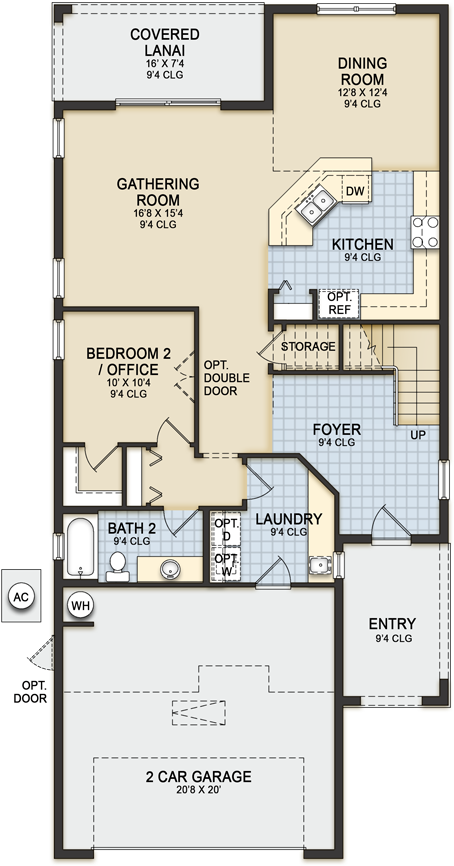 Barcelona 1-1 - Floor Plan (660x924), Png Download