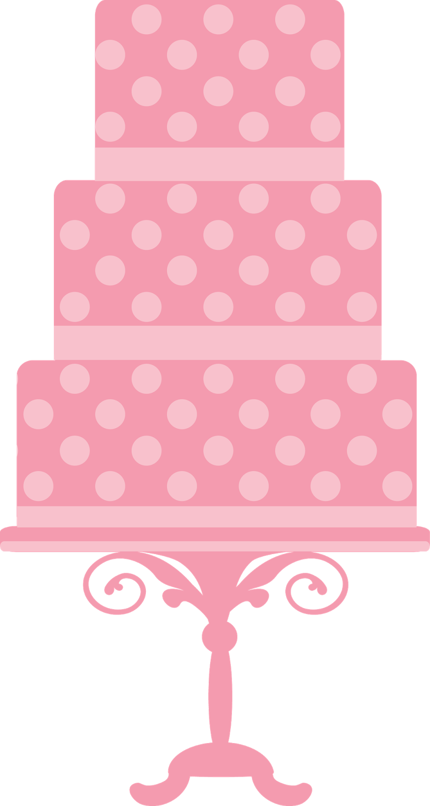 Clipart Cake Fancy - Cake Stand Clip Art (855x1600), Png Download