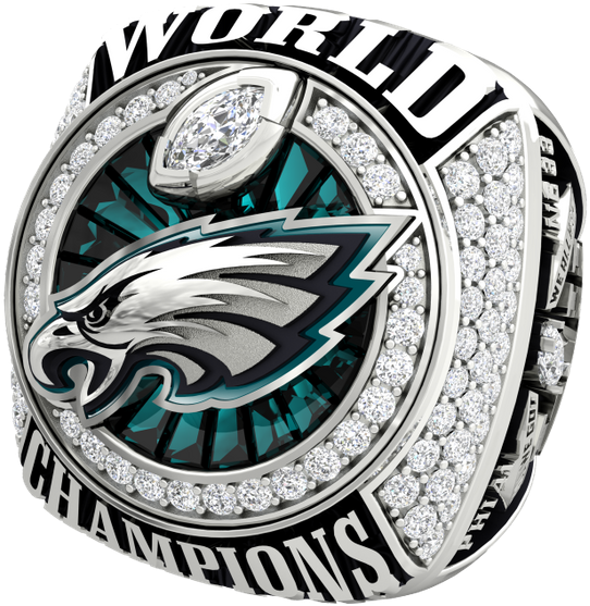 The Limited Edition 127 Ring By Jostens Is The Closest - Eagles Super Bowl Ring 2018 (600x600), Png Download