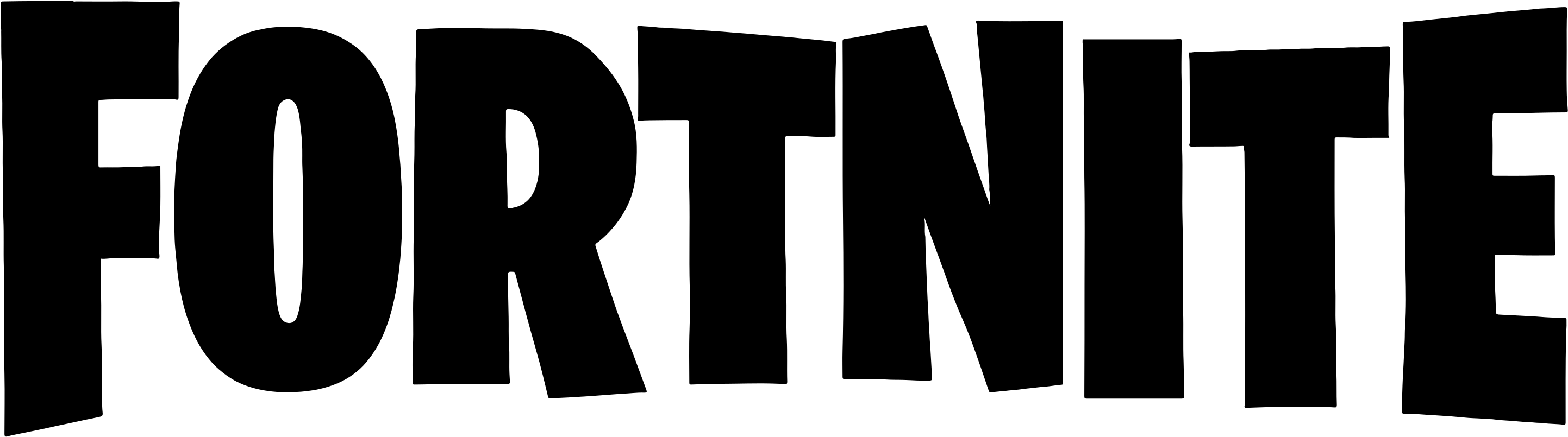 The First 100 Days Of Its Battle Royale Mode - Fortnite Logo Png (1581x441), Png Download