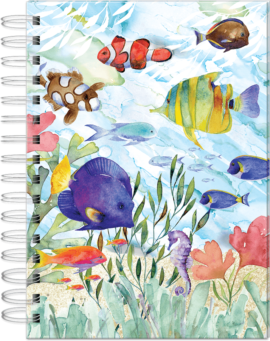 Oceana Spiral Journal - Punch Studio Oceana Guest Towels (1200x1200), Png Download