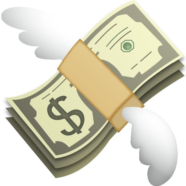 Download Ai File - Money Emoji Transparent Background (640x640), Png Download