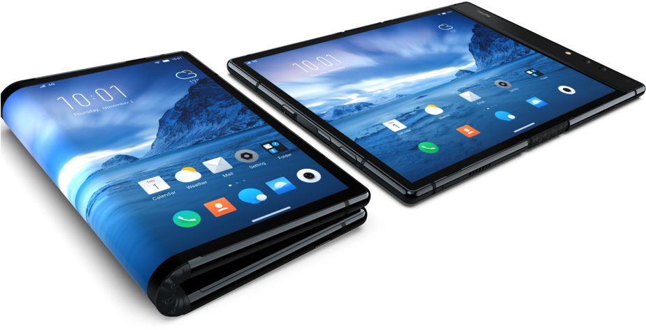 The Royole Flexpai Phone - Smartphone (931x582), Png Download