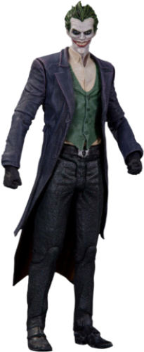 Batman Arkham Origins Joker Coat - Joker Action Figure (500x500), Png Download