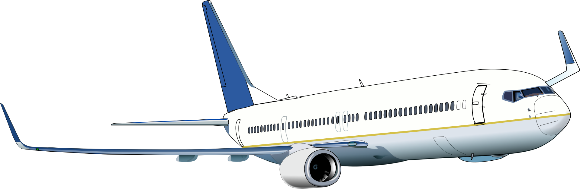 Fighter Jet Png Clipart - Aeroplane Photo Without Backgrounds (726x305), Png Download