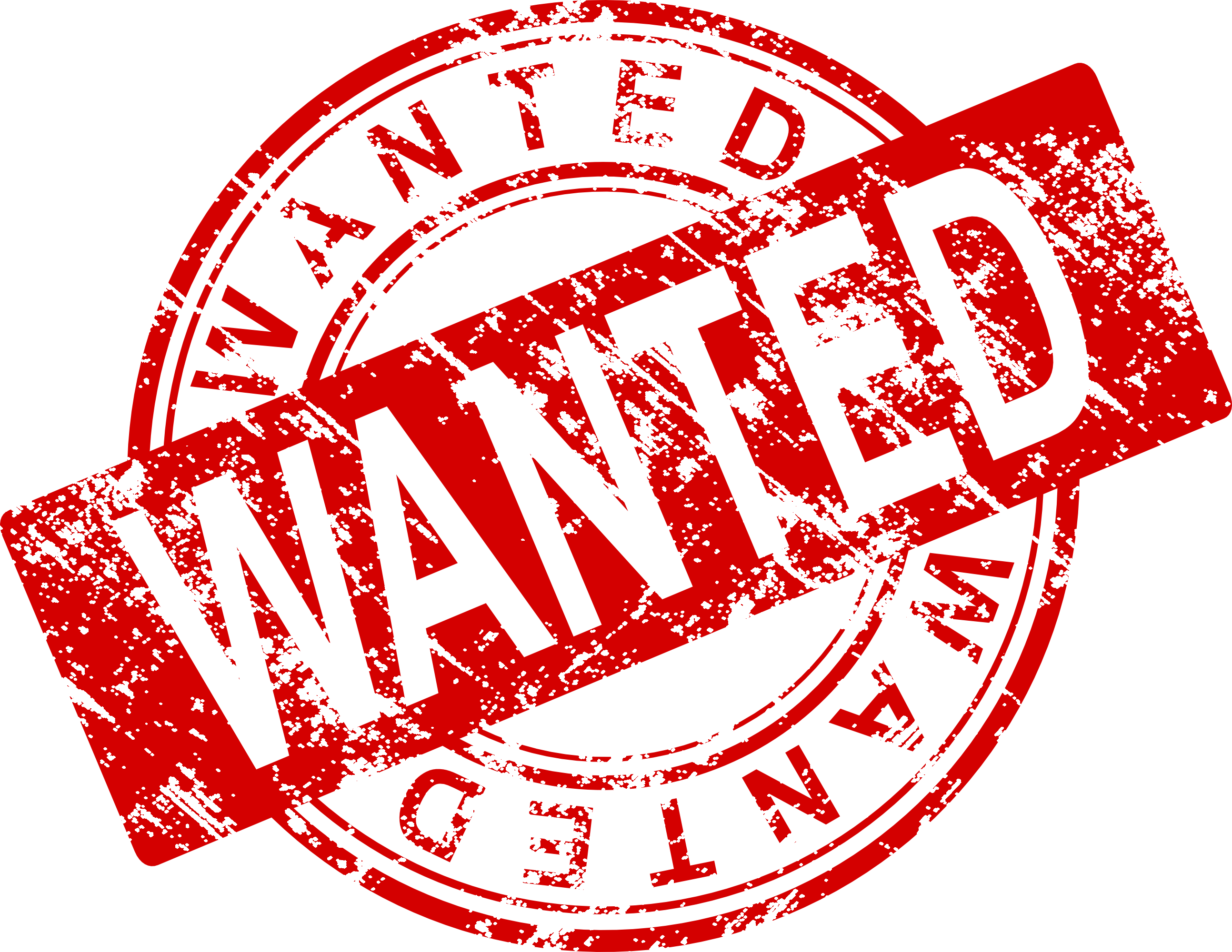 Stamp Png Transparent Svg Onlygfx Com - Wanted Png (2587x2000), Png Download