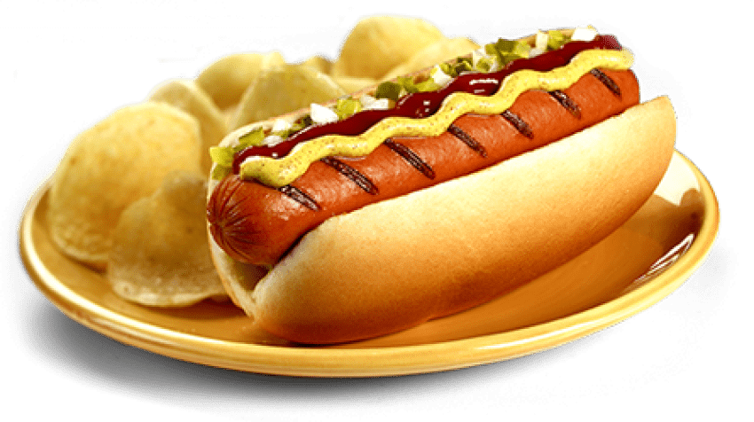 Free Png Hot Dog Free Png Images Transparent - Transparent Background Hot Dogs Png (850x476), Png Download