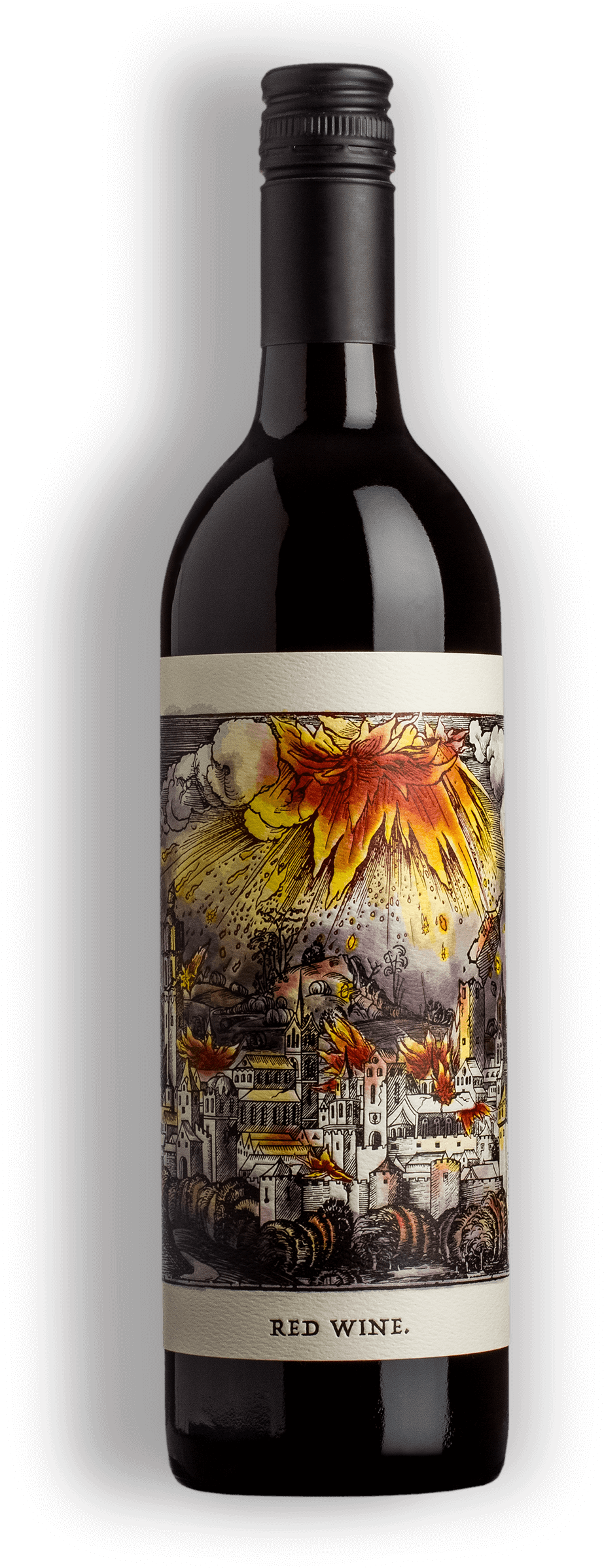 Detailed Print Techniques Lend A Uniquely Tactile Quality - Force Of Nature Red Blend, Paso Robles (vintage Varies) (1400x2432), Png Download