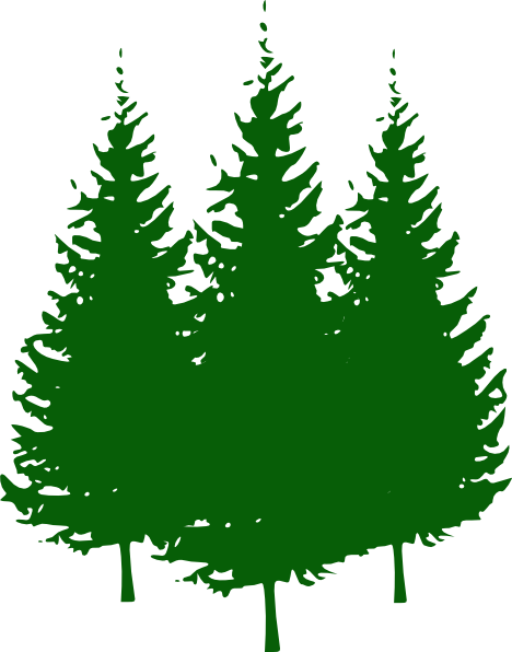 Clipart Freeuse Library Silhouette At Getdrawings Com - Pine Tree Clipart Free (468x596), Png Download