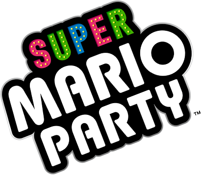 Nintendo Switch Logo Super Mario Party Logo - Super Mario Party Switch Logo (410x358), Png Download