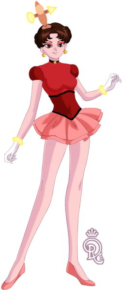 Hilda Berg In The Style Of Sailor Moon - Hilda Berg Cuphead Cosplay (400x604), Png Download