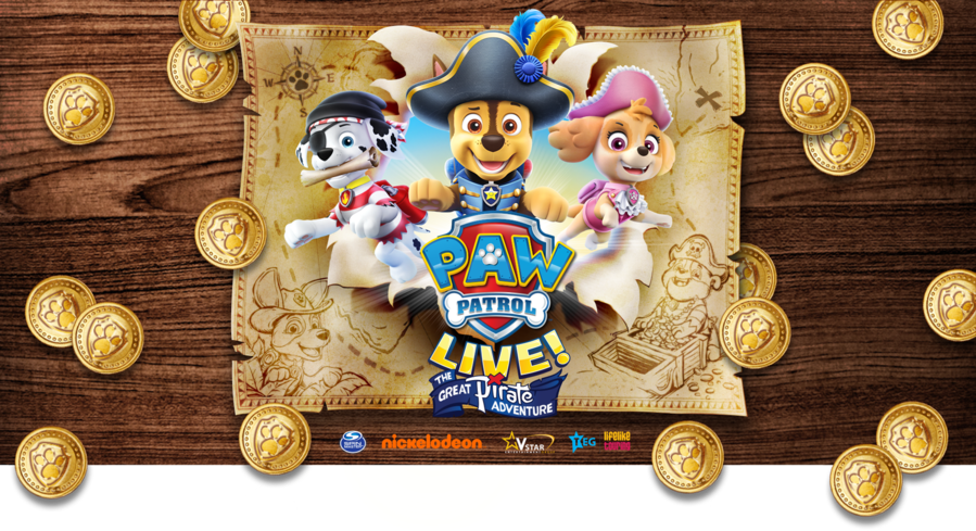 Download Paw Patrol Live 2018 Clipart Cardiff 0 Event - Paw Patrol (899x489), Png Download