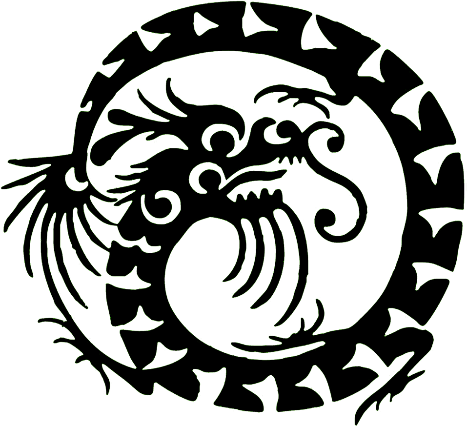 Cool Dragons Clipart - Japanese Dragon Patterns (1004x924), Png Download