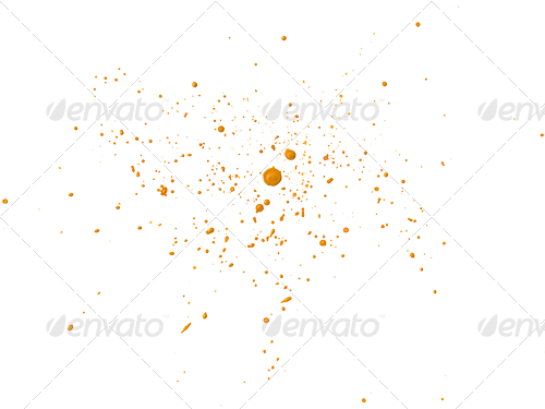 Watercolor Drops And Splatters - Pattern (500x375), Png Download