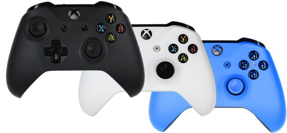 Controller Clipart Custom - Xb1 Controller Png White (600x300), Png Download