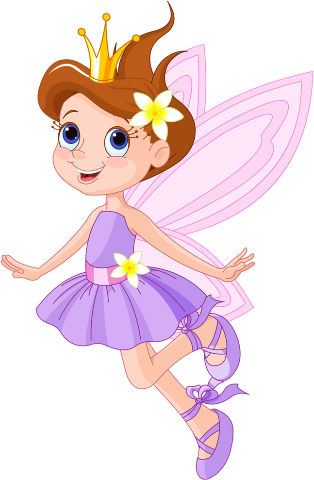 Fairies Clipart Happy Birthday - Cute Fairy (688x1024), Png Download