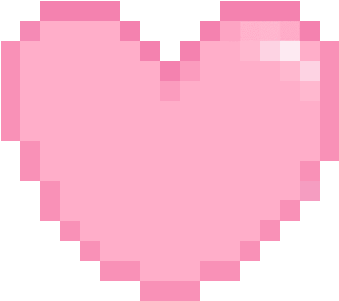 Pixel Hearts Png Clip Art Transparent - Heart Pixel (400x360), Png Download
