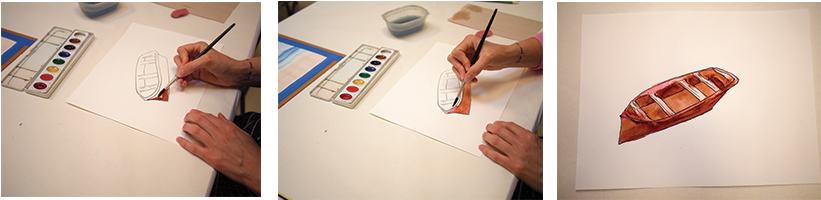 Paint The Boat - Craft (820x312), Png Download