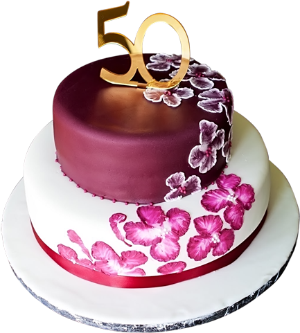 Birthday Cakes For Women Png Banner Freeuse Stock - Birthday Cake 50th Woman (500x500), Png Download