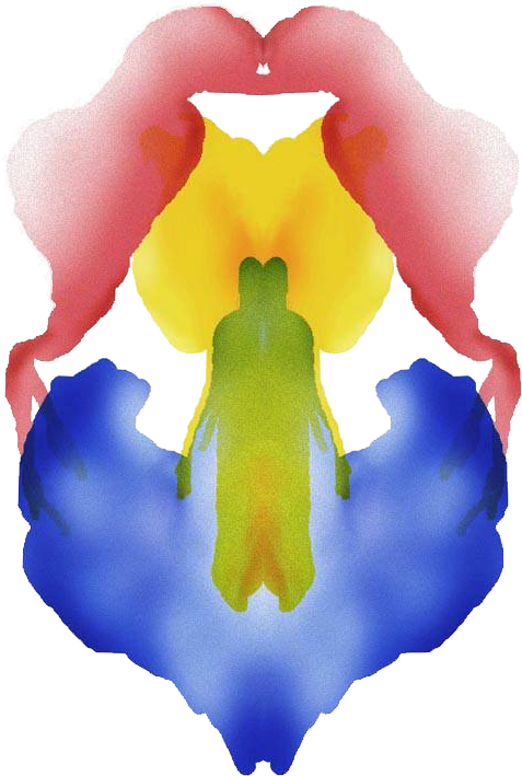 Lesbe Real Radio Talk & Music - Color Ink Blots (640x800), Png Download