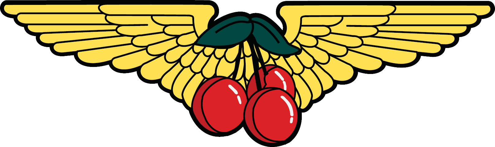 Airsta Tc Cherry Wings - Portable Network Graphics (1614x481), Png Download