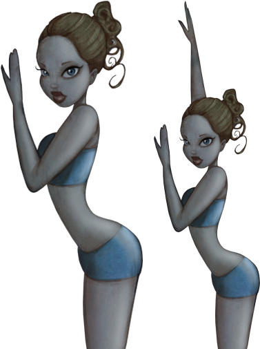 Visit - Cartoon (393x504), Png Download