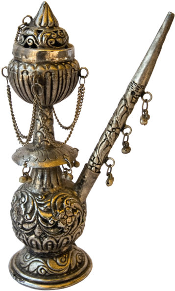 Antique Hookah On White - Antique Hookah (600x600), Png Download