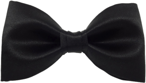 Black Bow Ties Png - Bow Tie Transparent Background (600x500), Png Download