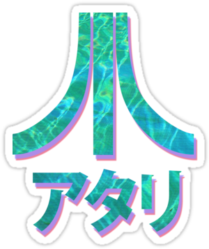 V A P O R W A V E Png - Vaporwave Icon Png (375x360), Png Download