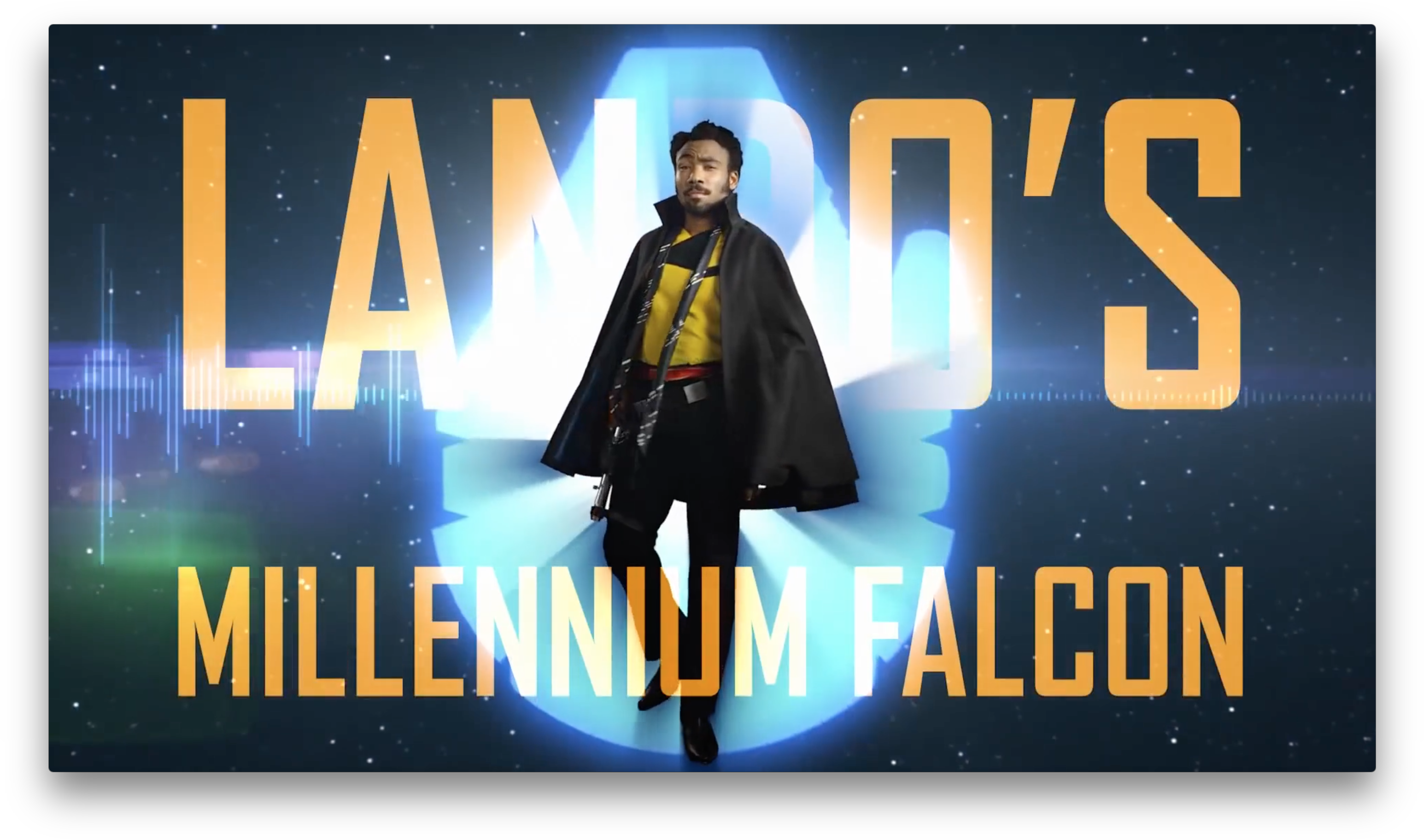 Image Media For Lando's Millennium Falcon - Album Cover (3104x1846), Png Download