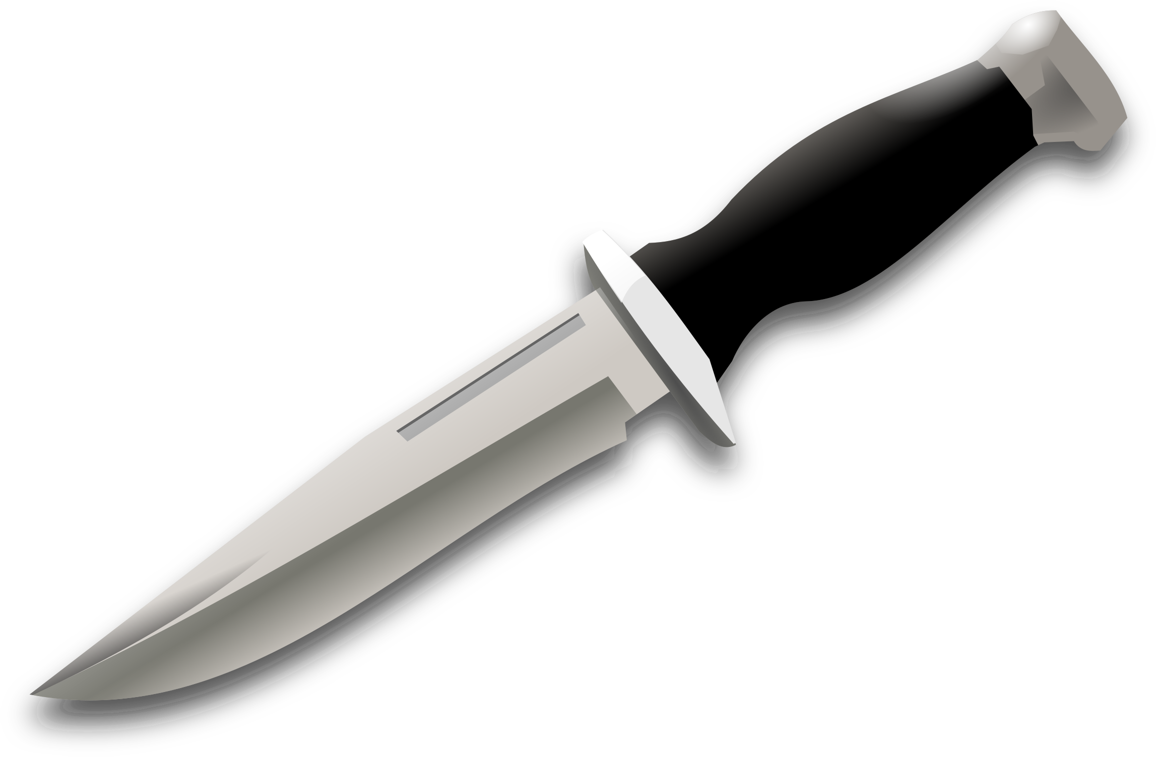 Dagger Clipart Hunting Knife Pencil And In Color Dagger - Knife Clip Art Transparent (2400x1920), Png Download