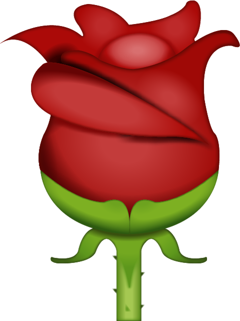 Download Ai File - Rose Emoji Png (479x640), Png Download