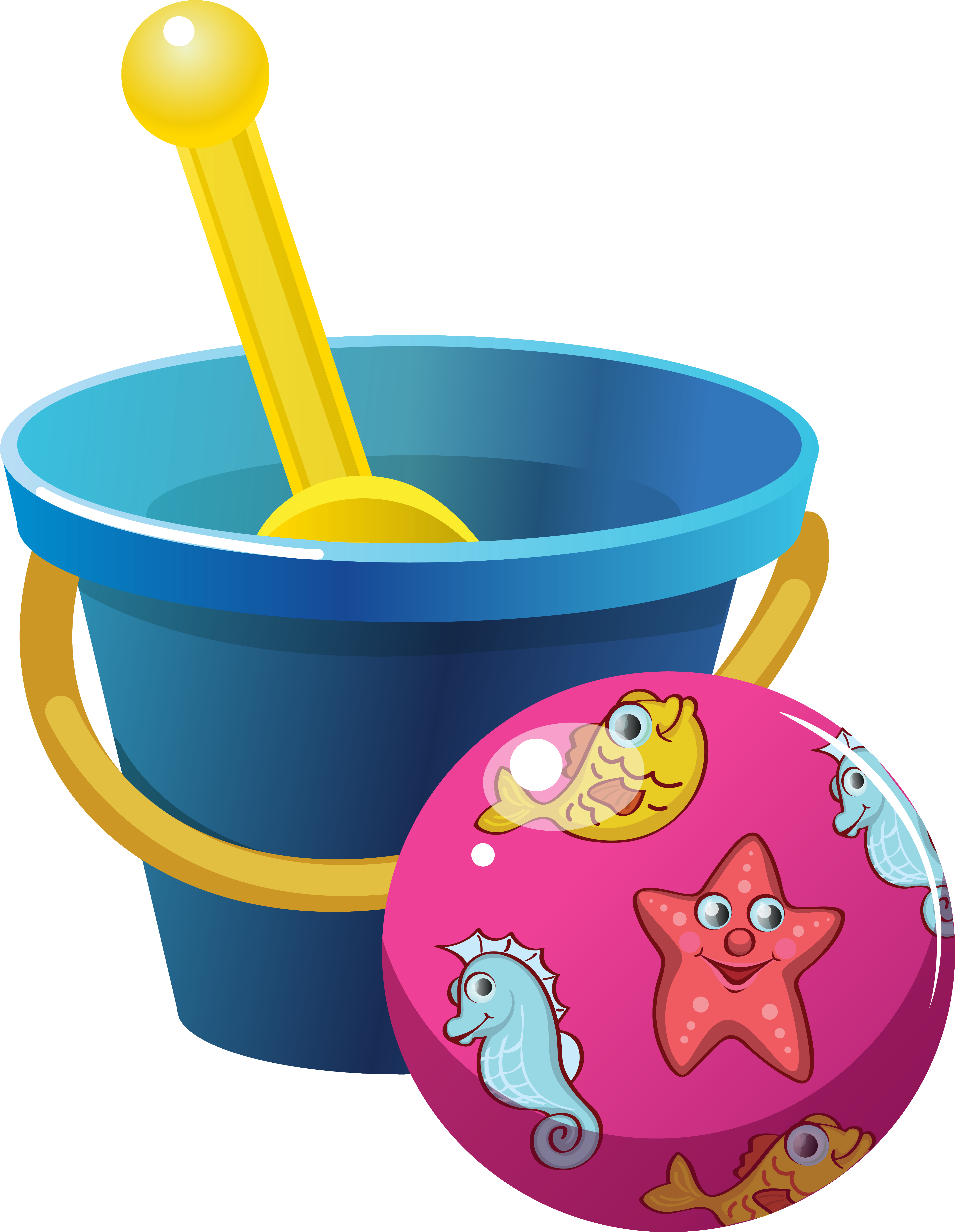 Bucket And Shovel Png (4840x6244), Png Download