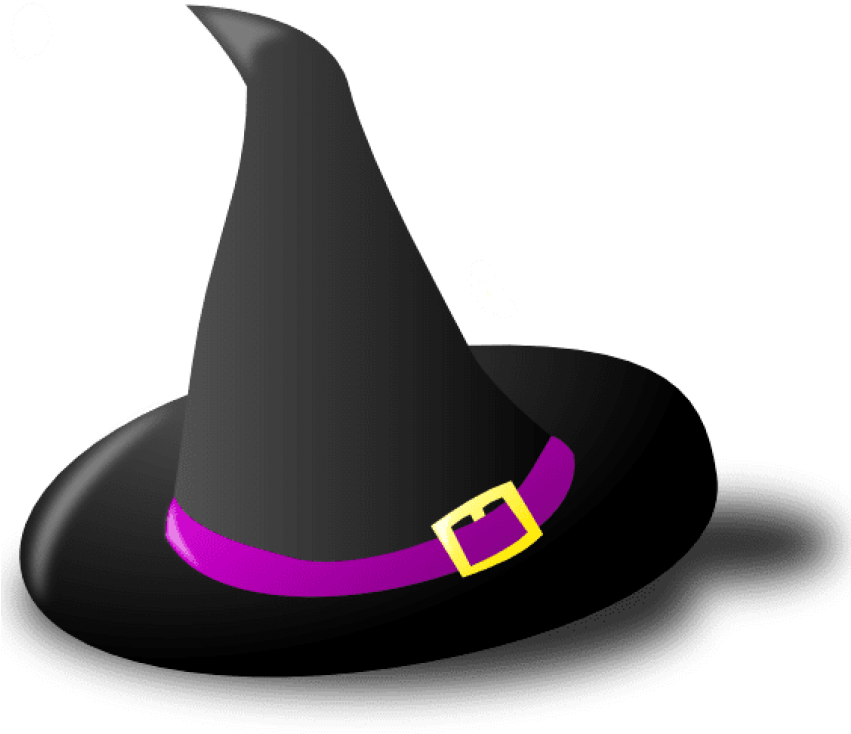 Free Png Witch Hat Png Images Transparent - Witch Hat Png Clipart (850x766), Png Download