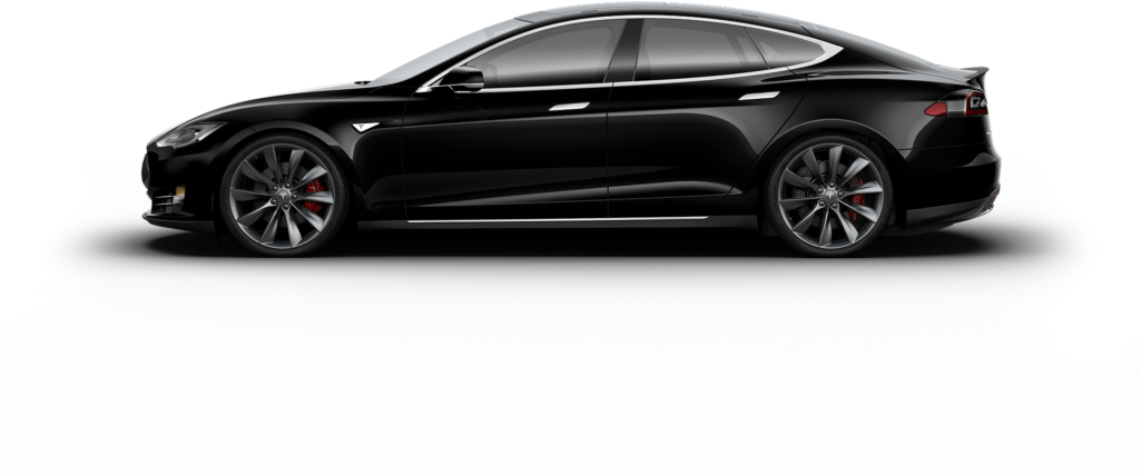Tesla Png Picture - Tesla Model S P100d Black (1024x576), Png Download