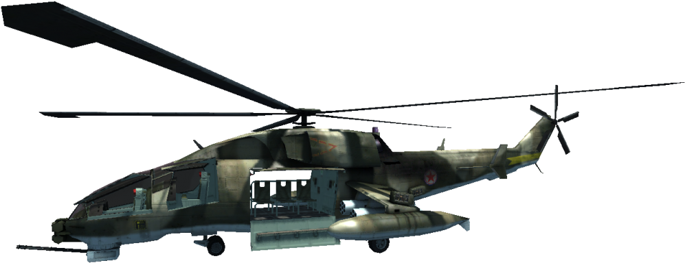 Military Helicopter Png Free Download - Attack Helicopter Png (1024x473), Png Download