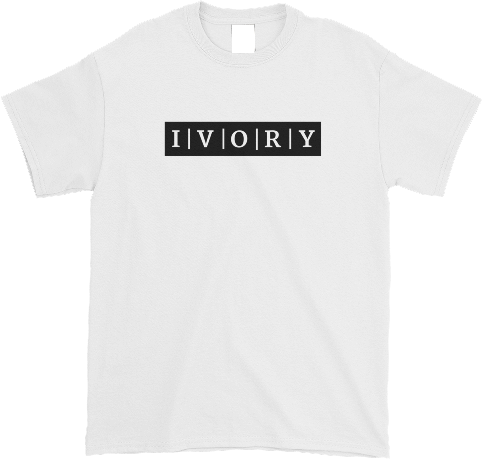 Ivory Bar Short Sleeve - T-shirt (1000x1000), Png Download