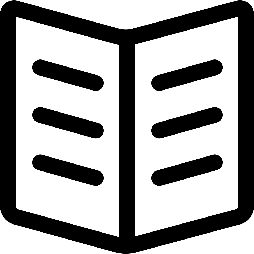 Open Book - - Open Book Svg Icon (980x982), Png Download