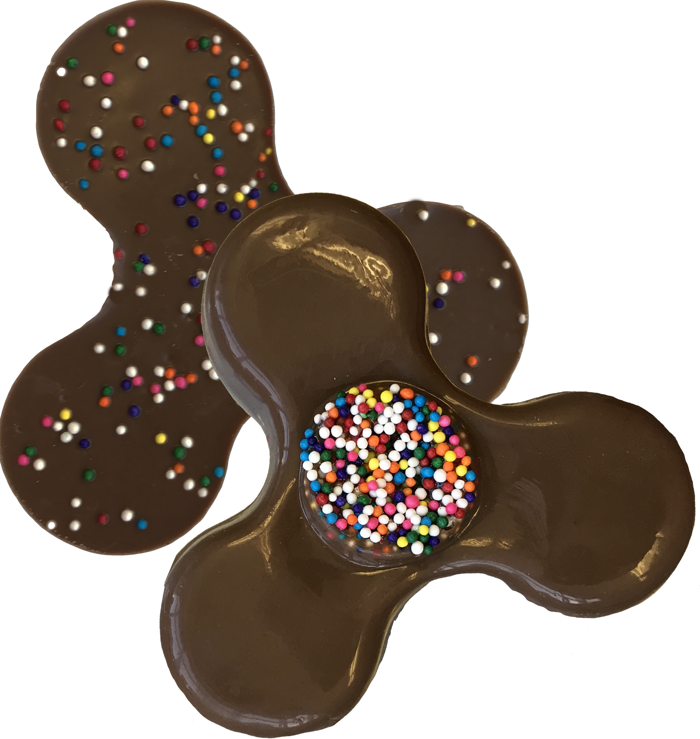 Chocolate Fidget Spinner - Spinners De Chocolate (2352x2484), Png Download