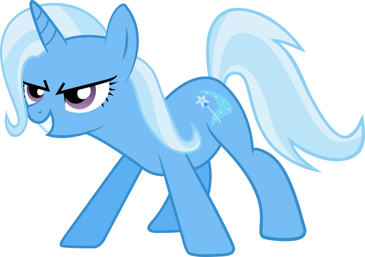 Pinkiemina, Female, Glare, Grin, Mare, Pony, - Trixie Transparent (1280x903), Png Download