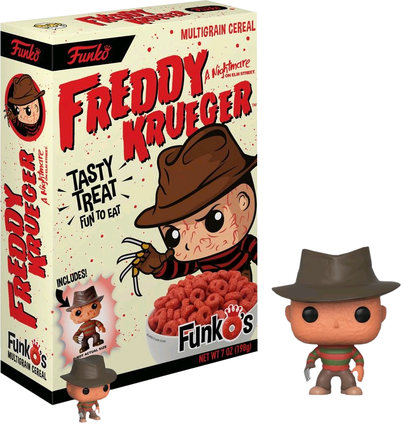 A - Freddy Krueger Funko Cereal (817x866), Png Download