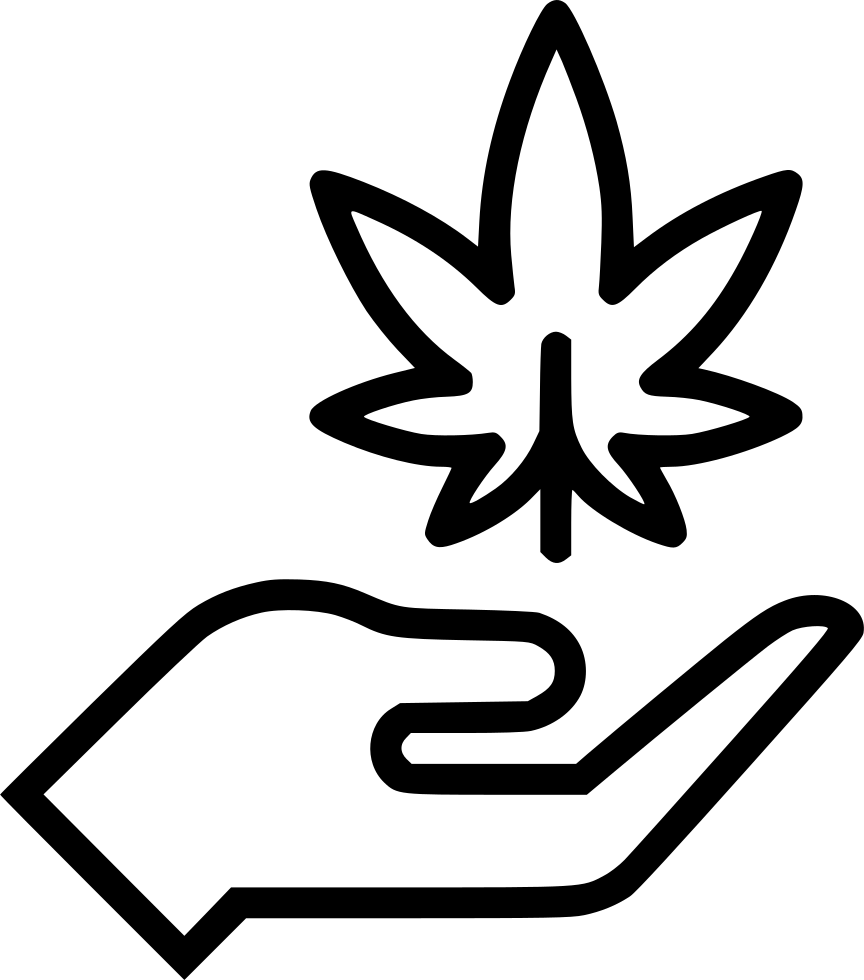 Hand Marijuana Weed Pot Comments - Cannabis (864x980), Png Download
