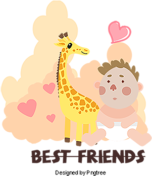 Vector Giraffe Kids, Giraffe Clipart, Kids Clipart, - Giraffe (360x360), Png Download